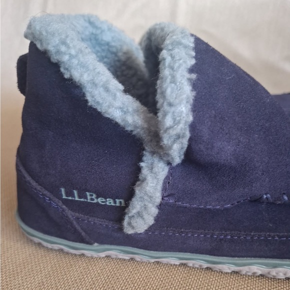 L.L. Bean Women’s Fleece Lined Slip on Insulated Shoes Booties Size 10 - Picture 10 of 10